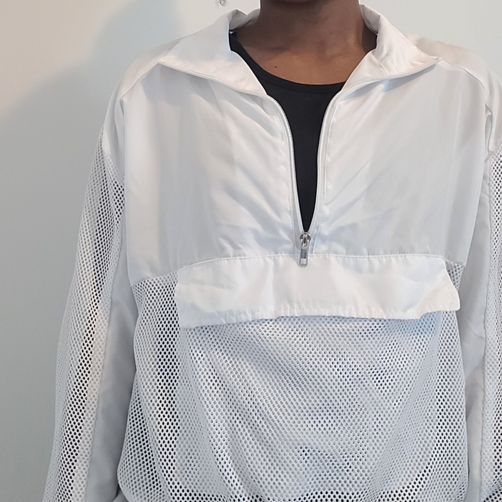 Mesh athletic jacket